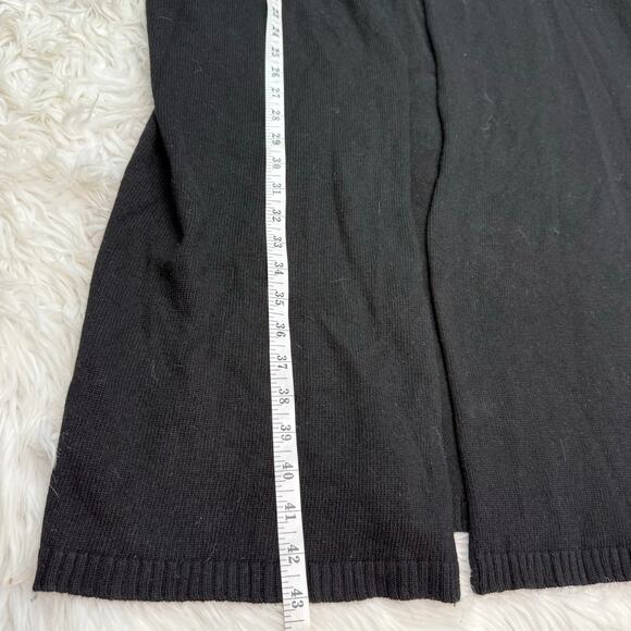 Ruti Modern Maximalist Tunic Sweater Black Size XL Wool Cashmere Blend NWT - Picture 5 of 12